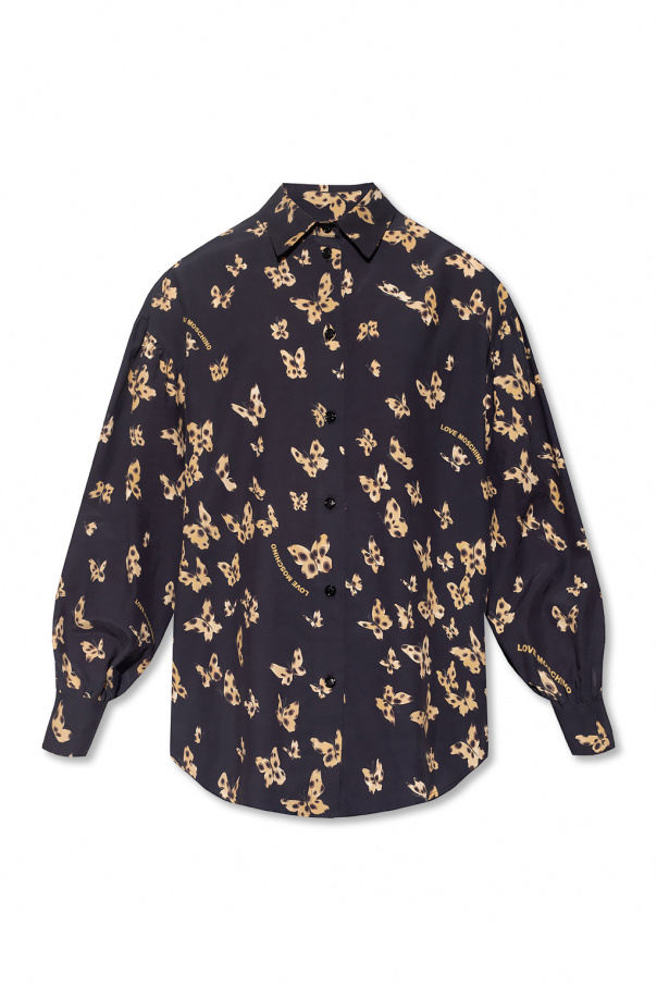 Love Moschino Shirt with animal motif