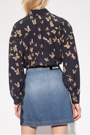 Love Moschino Shirt with animal motif