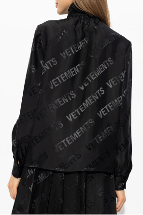 VETEMENTS Shirt with tie detail