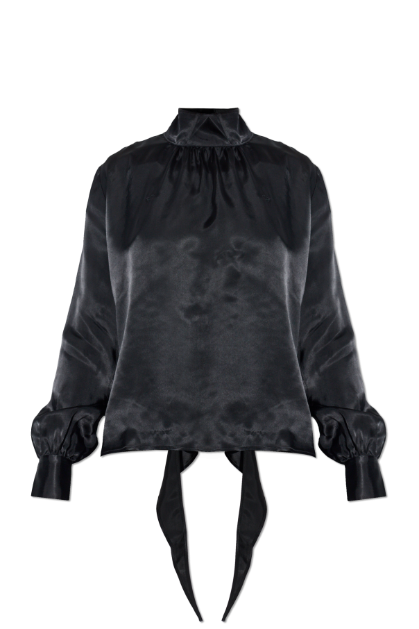 Satin top with open back od VETEMENTS