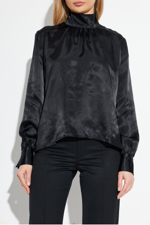 VETEMENTS Satin top with open back