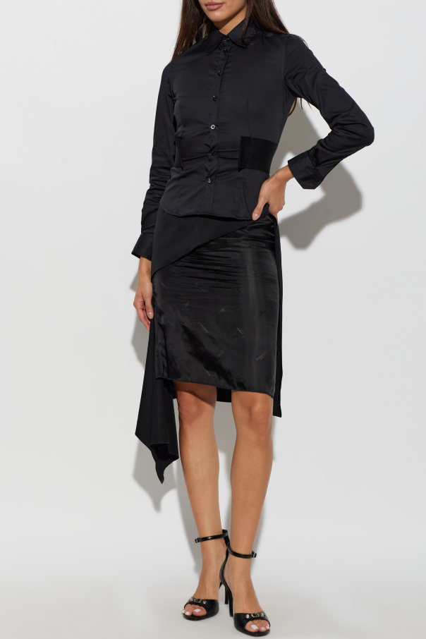 VETEMENTS Shirt with an elastic waistband