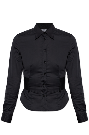 Shirt with an elastic waistband