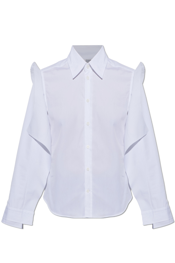 Shirt with decoratively finished sleeves od VETEMENTS