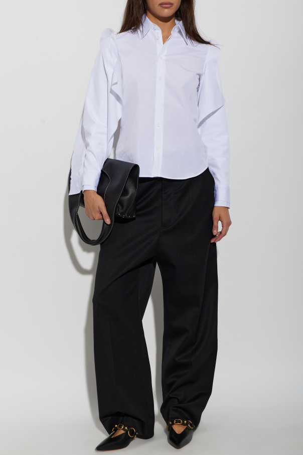 VETEMENTS Shirt with decoratively finished sleeves