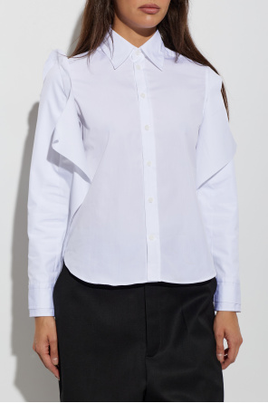 VETEMENTS Shirt with decoratively finished sleeves