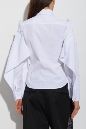 VETEMENTS Shirt with decoratively finished sleeves