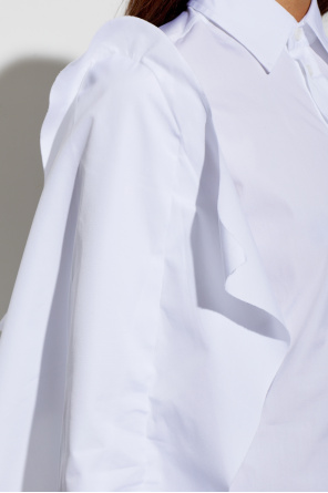 VETEMENTS Shirt with decoratively finished sleeves