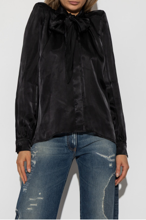 VETEMENTS Bluse mit Schulterpolstern