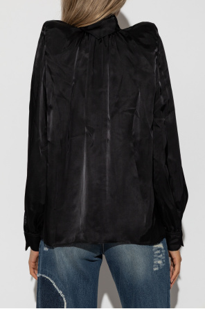 VETEMENTS Bluse mit Schulterpolstern