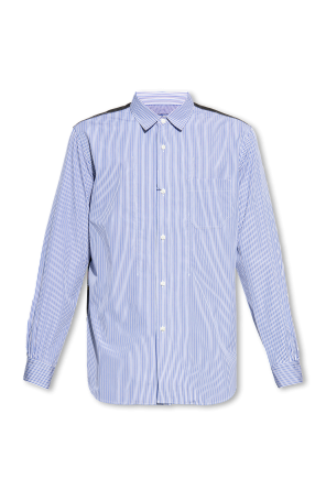 Patterned shirt od dolce gabbana convertible cropped down jacket