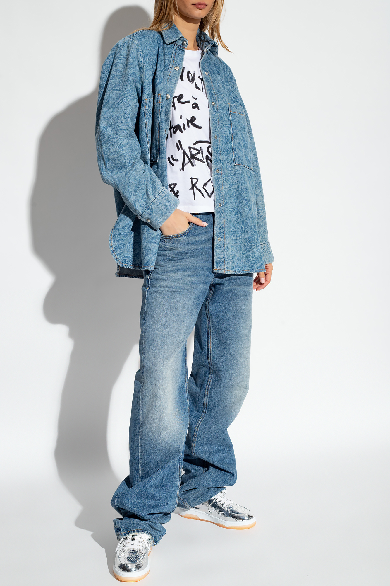 Iro Relaxed-fitting denim shirt