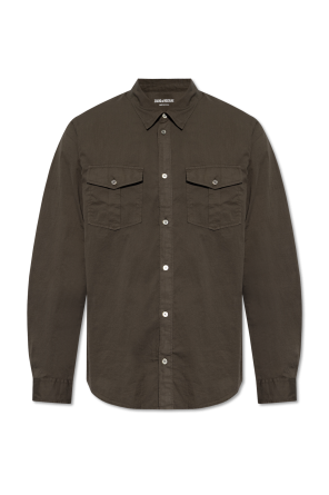 ‘thibaut’ shirt od logo-tape short-sleeved T-shirt Grau