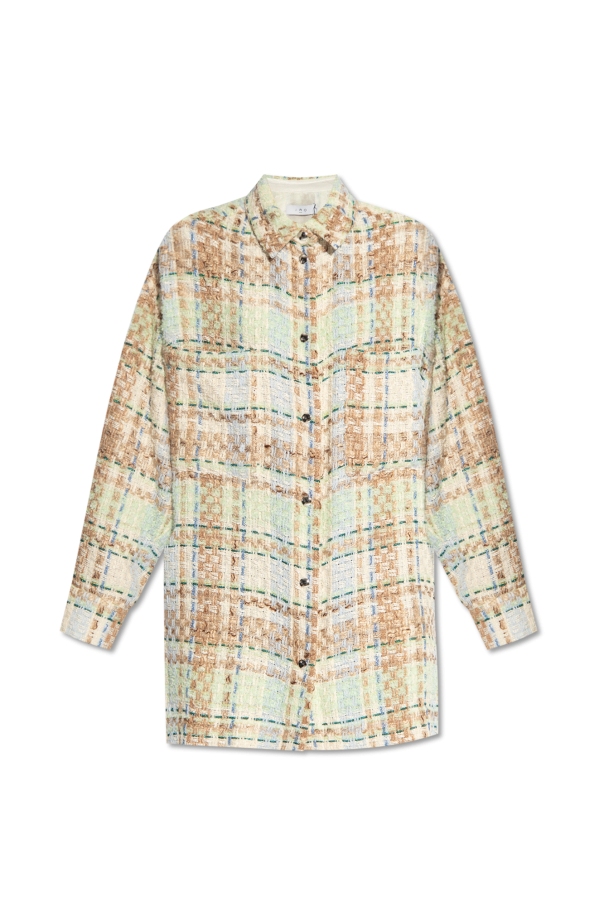Iro ‘Maryse’ oversize tweed shirt