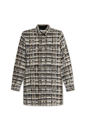 ‘Tanais’ oversize tweed shirt