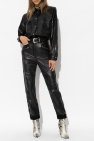 Iro BLACK ‘Alegre’ leather shirt