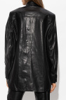 Iro BLACK ‘Alegre’ leather shirt