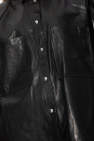 Iro BLACK ‘Alegre’ leather shirt