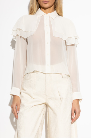 FRAME Shirt with ruffles