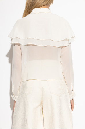 FRAME Shirt with ruffles