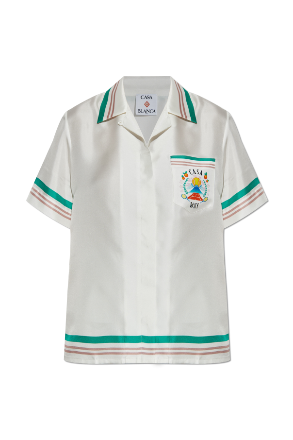 Silk shirt with pocket od Casablanca