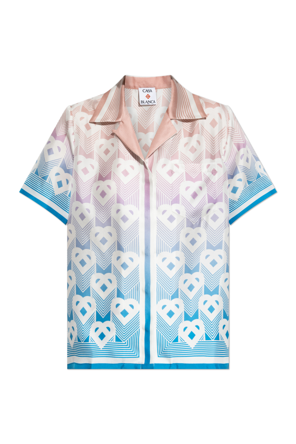 Silk short-sleeve shirt od Casablanca