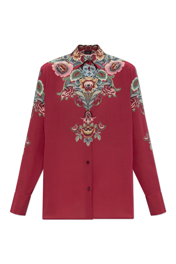 Silk shirt with print, zdjęcie 1 Silk shirt with print od Etro