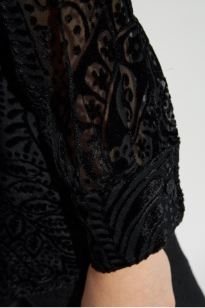 Etro Hemd mit gemustertem, samtigem Finish