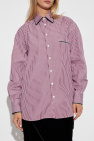 Etro PINK Shirt with striped pattern