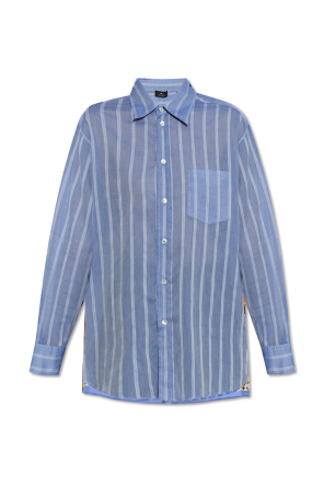Shirt made from combined materials