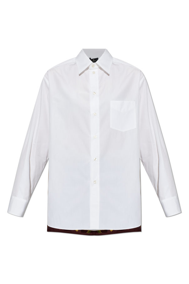 Shirt made from mixed fabrics od Etro