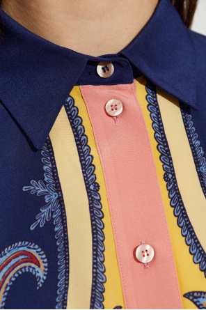 Etro Silk shirt with asymmetric cut