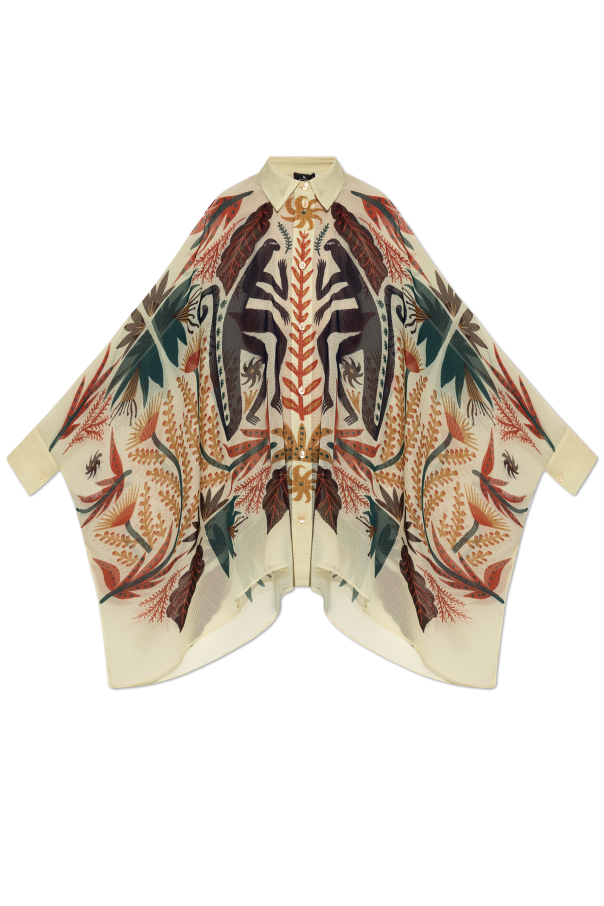 Asymmetrical-cut shirt od Etro