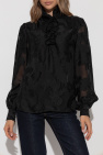 Etro BLACK Floral pattern top