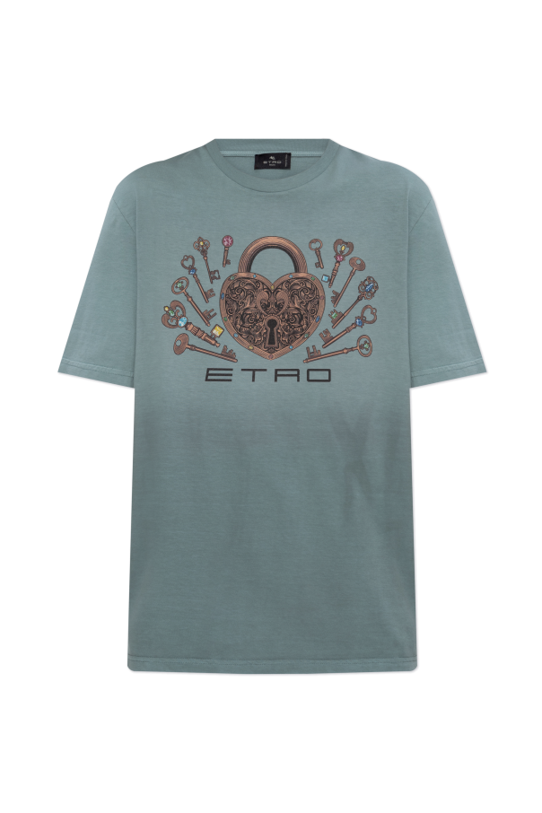 T-shirt with print od Etro