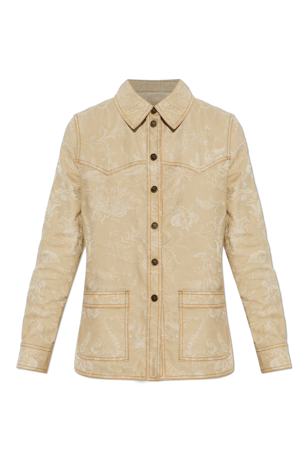 Denim shirt with pockets od Etro