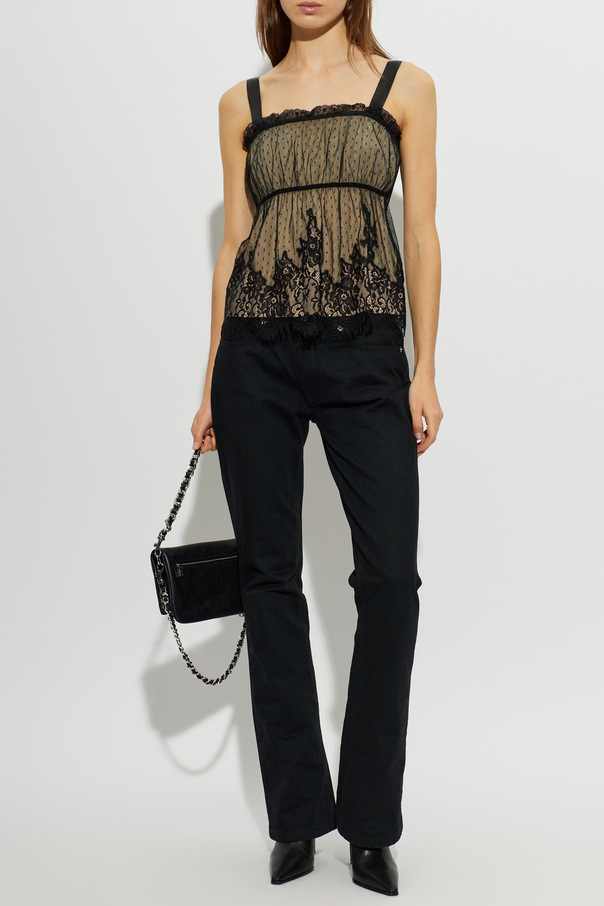 Zadig & Voltaire Top de alças em renda 'Cenly'