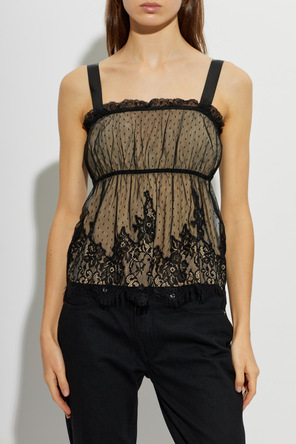 Zadig & Voltaire Top de alças em renda 'Cenly'