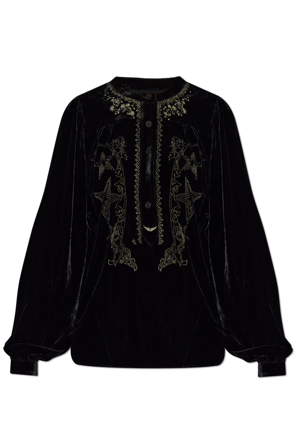 Velour top ‘Tigy’ od Zadig & Voltaire