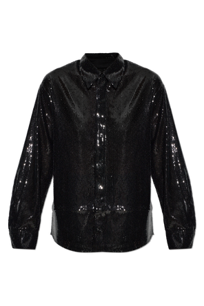Camisa com lantejoulas