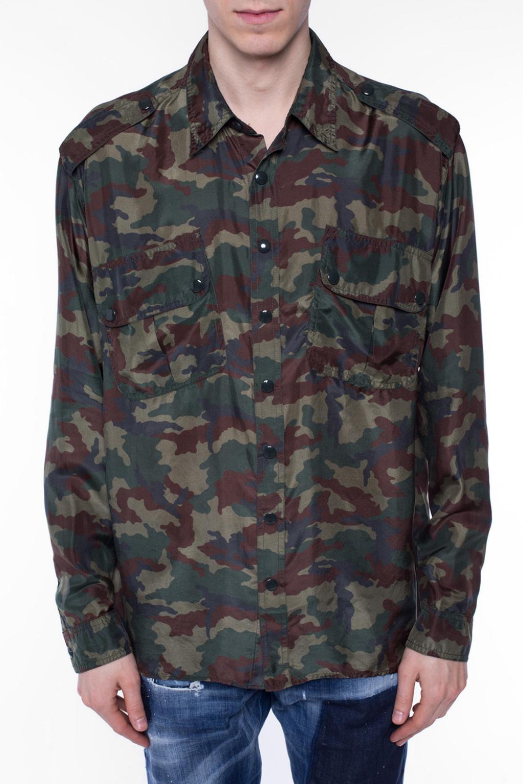 Camo Silk Shirt