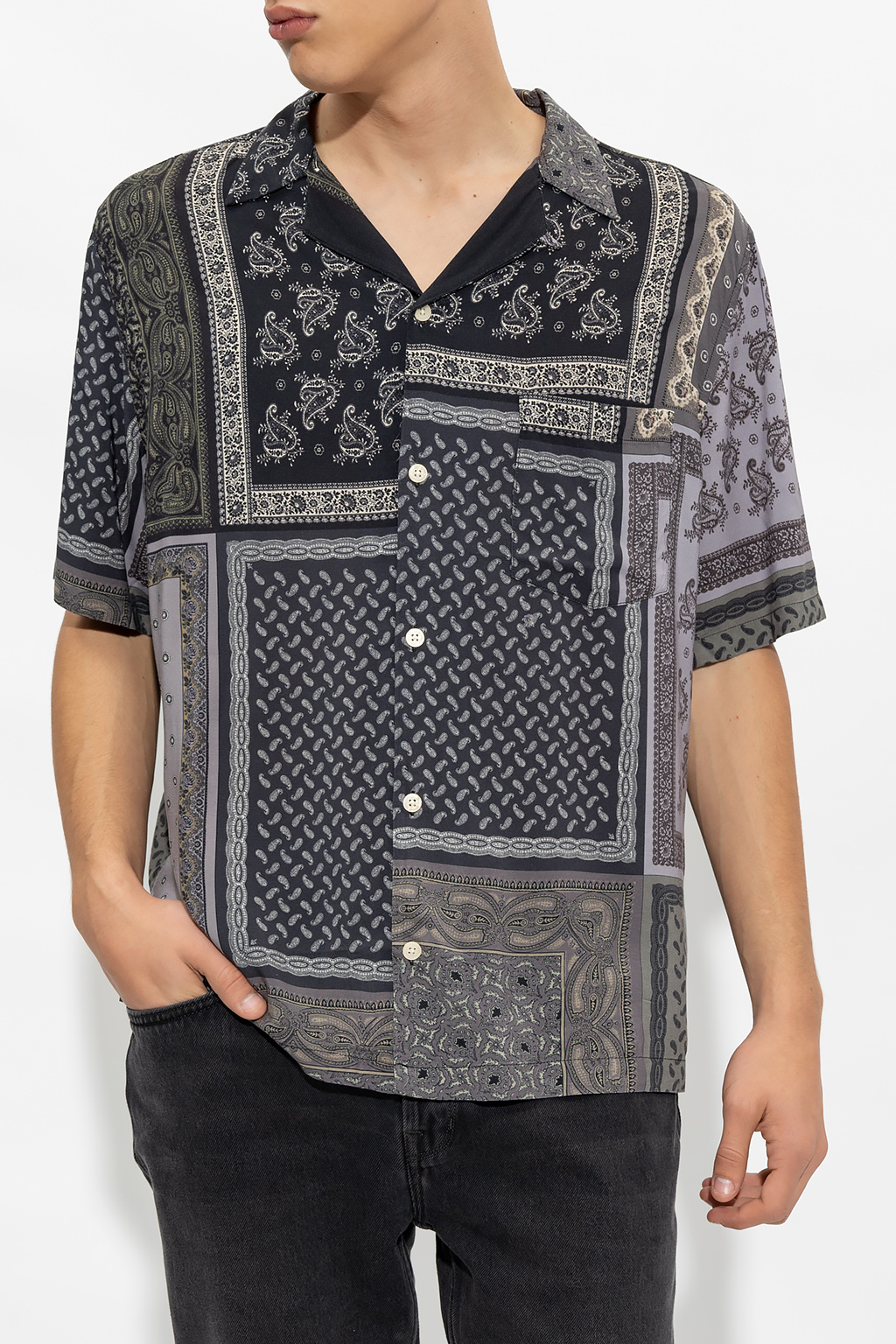 AllSaints ‘Yacutan’ patterned shirt