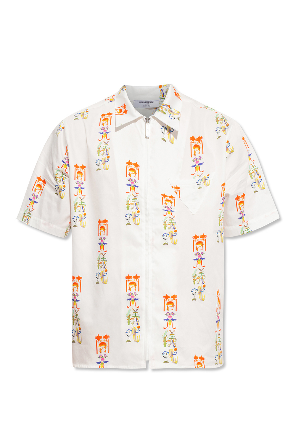 Opening Ceremony Patterned inserts shirt