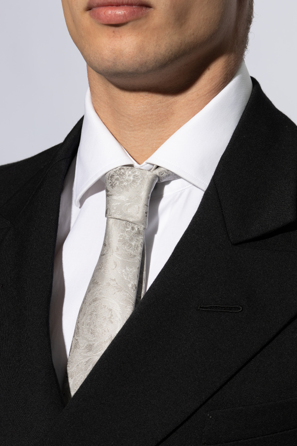 Versace Jedwabny krawat