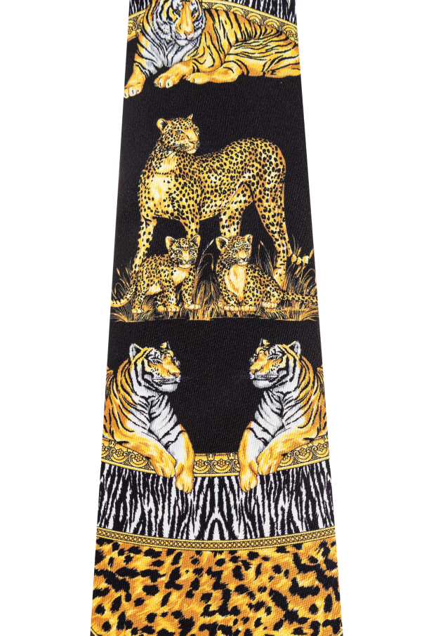 Versace Seidenkrawatte mit Print