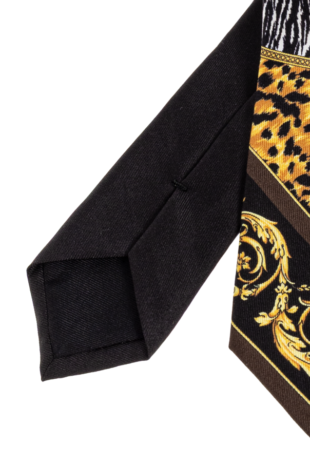 Versace Seidenkrawatte mit Print