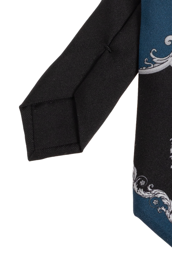 Versace Silk tie with print