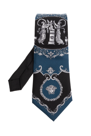Seidenkrawatte mit Aufdruck