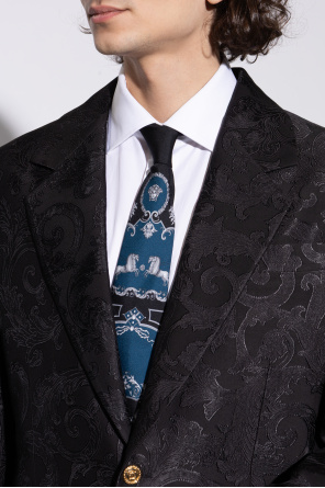 Corbata de seda con estampado od Versace