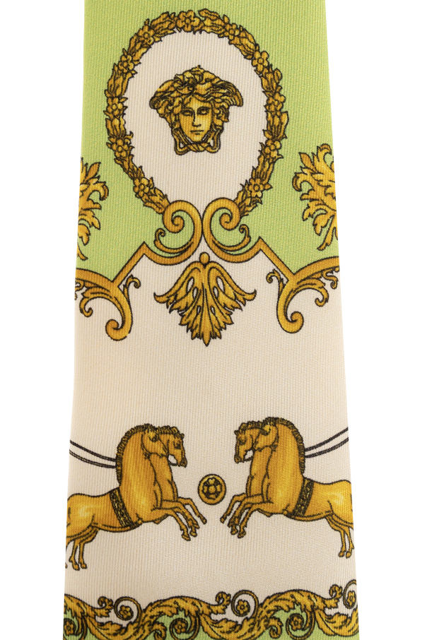 Versace Silk tie with print